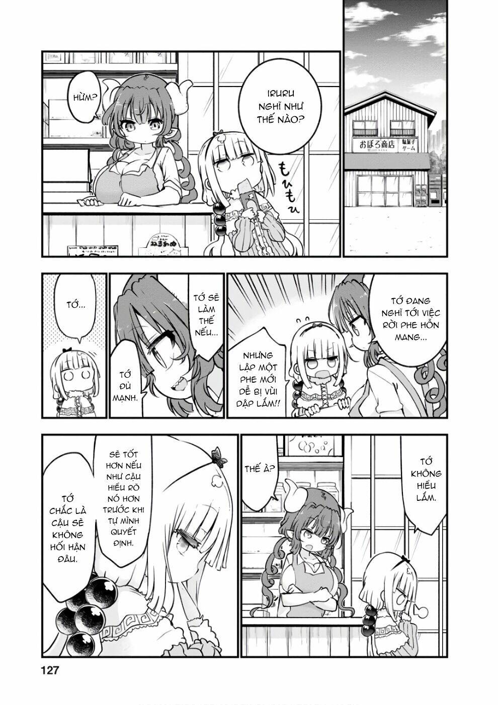 cuộc sống trả ơn của nàng rồng tohru! chapter 67: \"kanna và phe phái\" - Next chapter 68: \"kobayashi và chuyện kiêng rượu\"